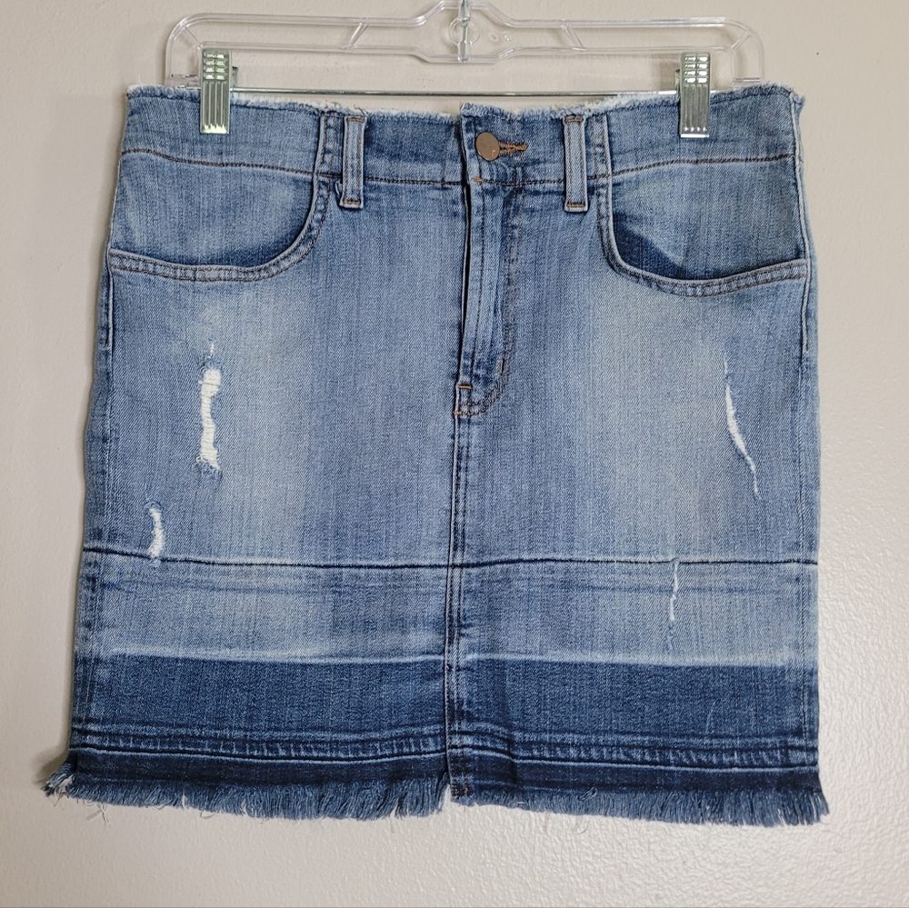 J Brand Raw Hem Skirt